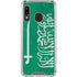 Saudi Arabia Flag Distressed Galaxy A30 Clear Case